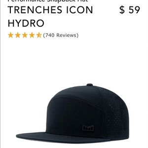 Melin Trenches Icon Hydro Black Hat Waterproof